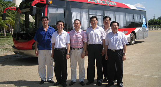 8590am海洋之神官网与上海申沃合作纯电动大巴车海南跑车厂试车成功